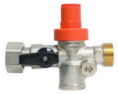 Réducteur de pression 3en 1, mâle écrou tournant 3/4"" (20/27)